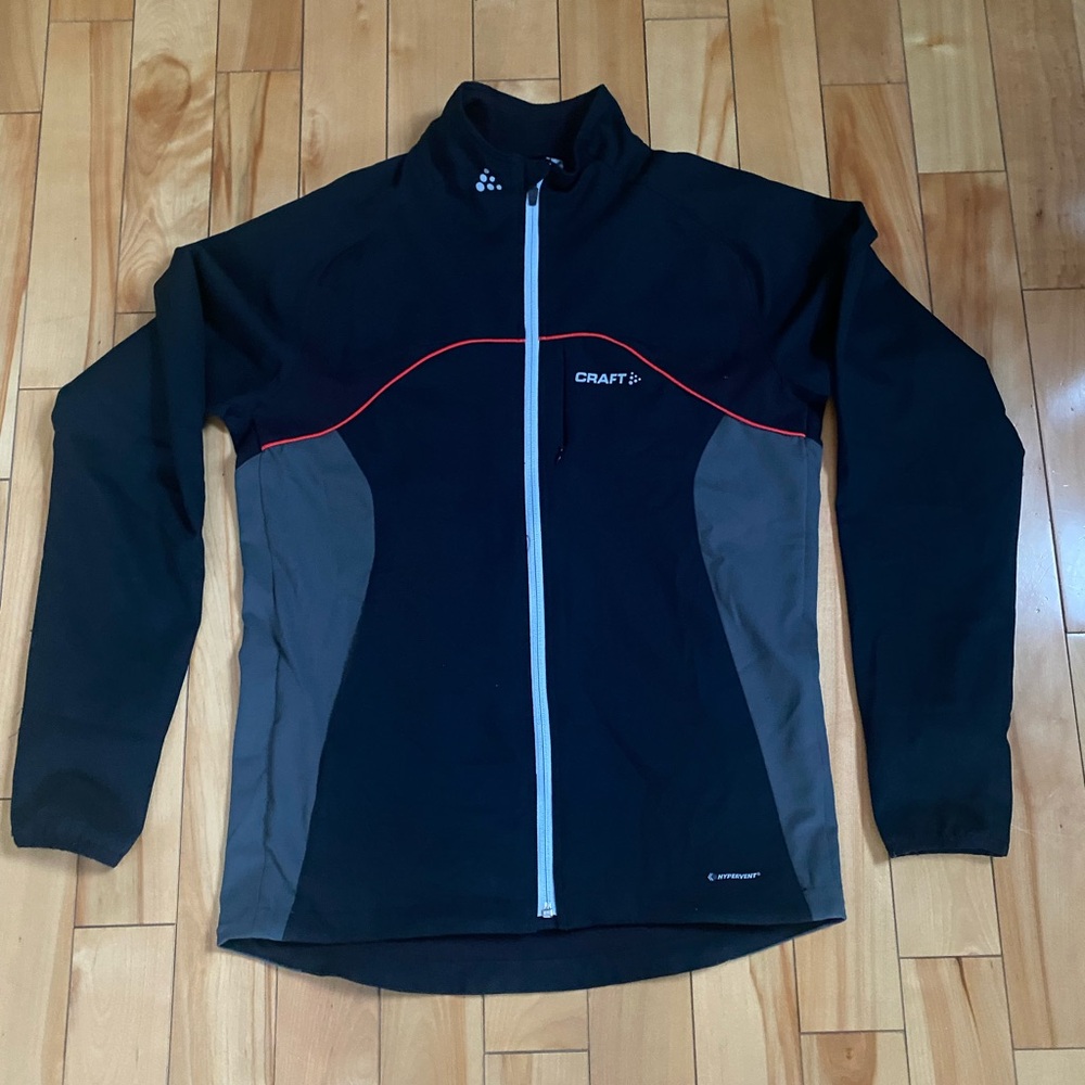 Craft Men's Nordic Black and Gray Jacket